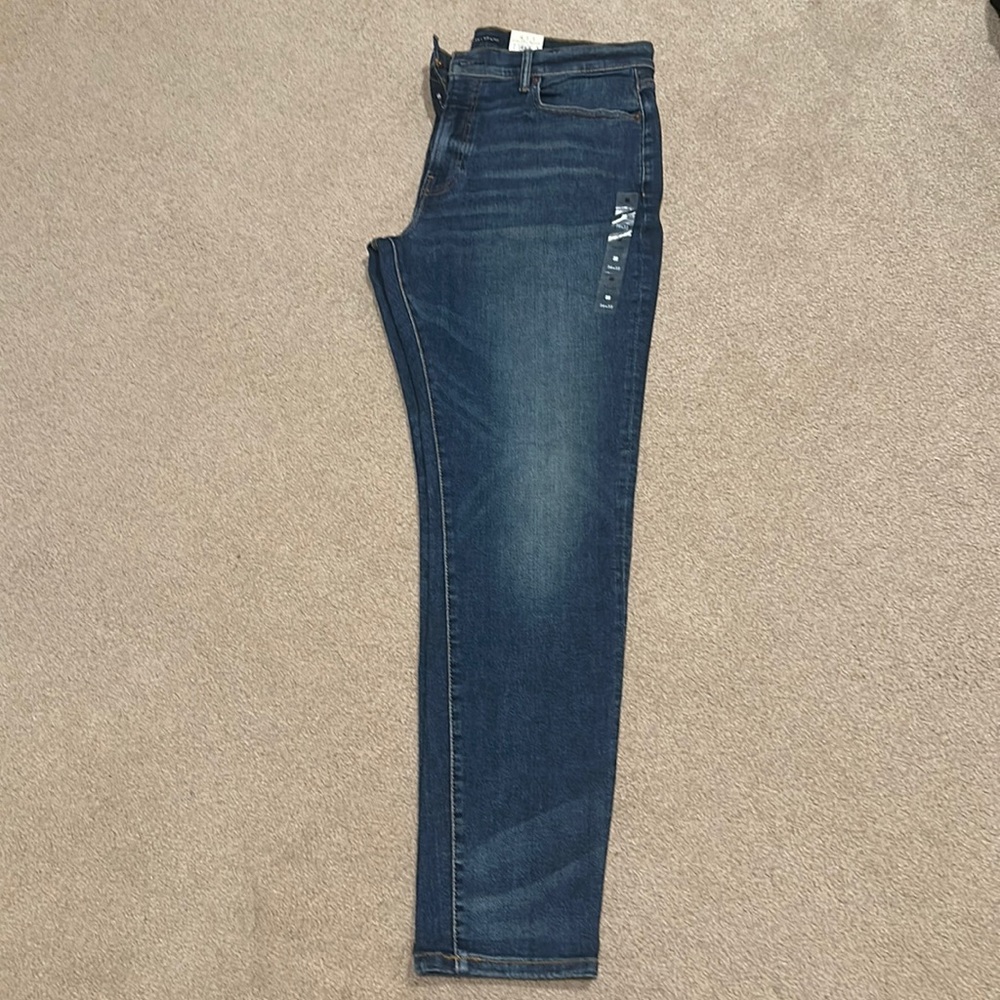 Mens Lucky Brand 411 Athletic taper jeans W36 L32 advance stretch NWT